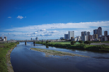 Fototapeta premium view of the city