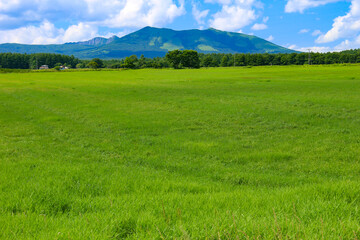 Fototapeta premium 裏摩周 西別岳のある風景