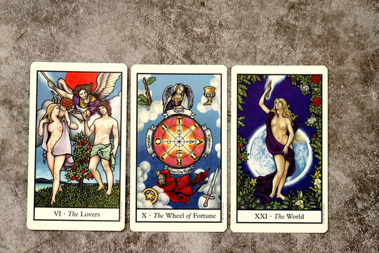 Tarot cards for predicting the future of life.