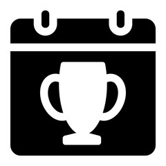 Cup Glyph Icon Vector