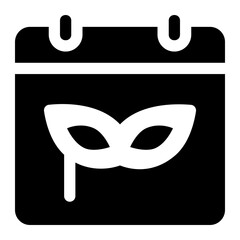 Mask Glyph Icon Vector