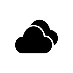 cloudy icon vector for your element design