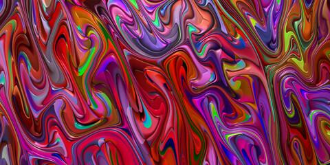 Obraz premium Abstract 3D Art Liquid Paint Background 