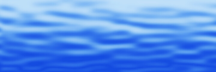 Blurred background. Ripples and water waves, sea surface. Vector banner.