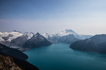 Obraz na płótnie Canvas Panorama Ridge Garibaldi Mountain, British Columbia, Canada.