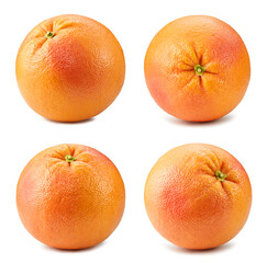 Grapefruit cauliflower isolated on white background