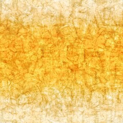 Seamless yellow crinkled paper texture or fabric background