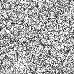 Obraz premium Seamless grunge black and white line art background