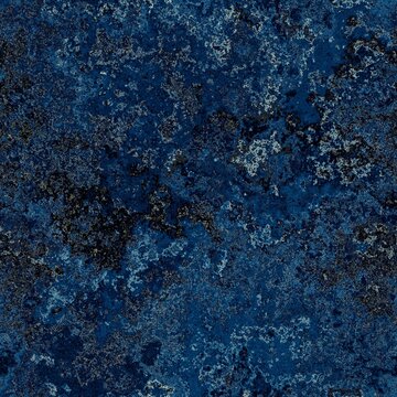 Seamless blue and black grunge distressed dark background texture