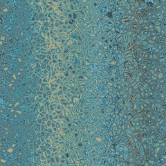 Seamless blue turquoise gradient mosaic background texture