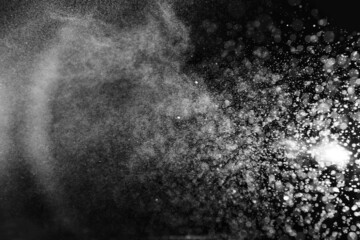 Macro shot of mist in the air