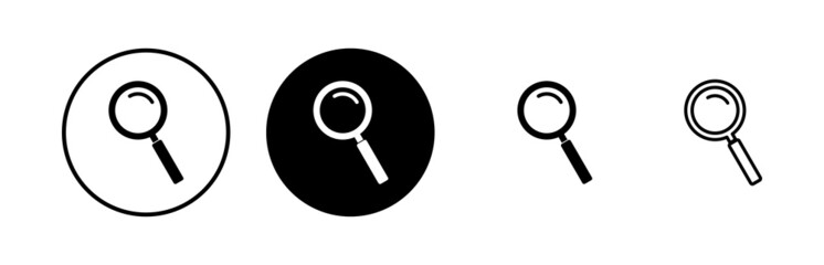 Search icons set. Glass vector icon. search magnifying glass icon. Find