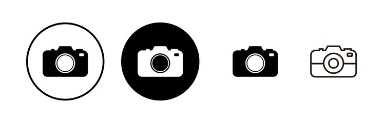 Camera Icons set. Camera symbol. Camera vector icon