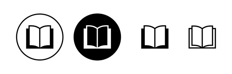 Book icons set. Book vector icon