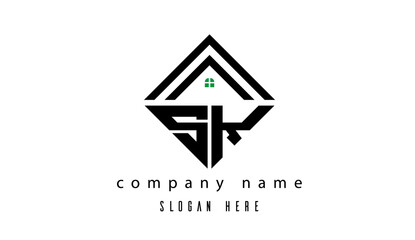 SK creative real estate latter logo