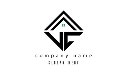 Obraz premium VC creative real estate latter logo