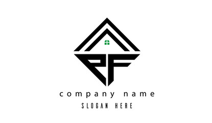 PF creative real estate latter logo