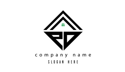 PO creative real estate latter logo