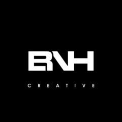 BNH Letter Initial Logo Design Template Vector Illustration
