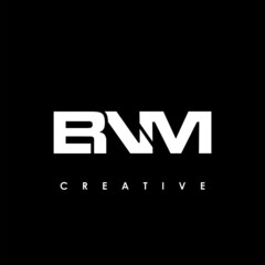 BNM Letter Initial Logo Design Template Vector Illustration