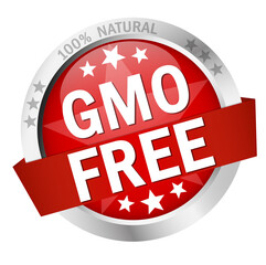 Button with Banner gmo free