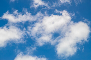blue sky with clouds