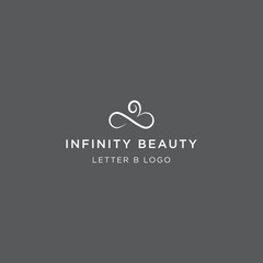 INFINTIY BEAUTY OR LETTER B LOGO DESIGN