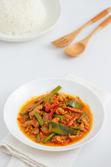 Stir Fried Pork with Panang Curry