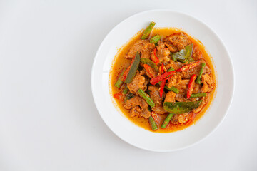 Stir Fried Pork with Panang Curry