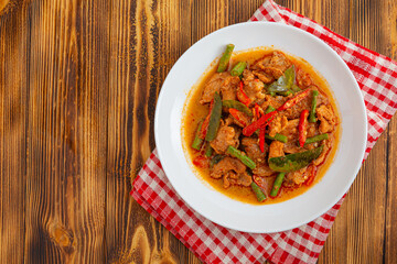 Stir Fried Pork with Panang Curry