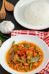 Stir Fried Pork with Panang Curry