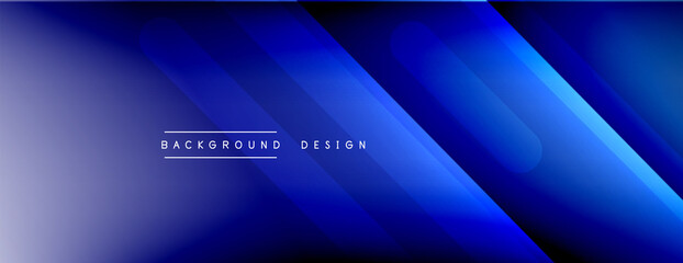 Dynamic lines abstract background. 3D shadow effects and fluid gradients. Modern overlapping forms