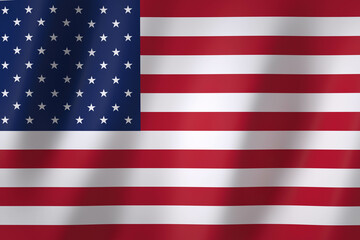 United States flag, 3d render,8K