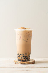 Taiwan milk tea with bubble