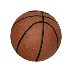 Basketball isolated on white background with clipping paths