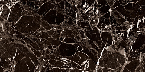 black marble with golden veins ,Black marble natural pattern for background, abstract black white...