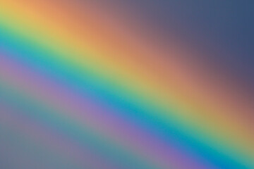 beautiful rainbow after the rain