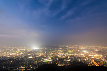 Fototapeta premium 北九州市皿倉山の夜景（新日本三大夜景）