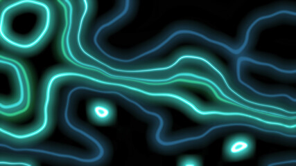 neon pattern line curves wave border geometric vj abstract