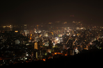 Fototapeta na wymiar 長崎の夜景（新日本三大夜景）