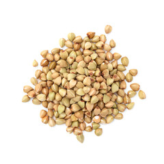Buckwheat isolated on white background