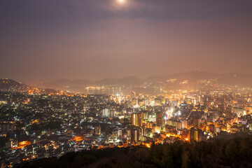 Fototapeta na wymiar 長崎の夜景（新日本三大夜景）