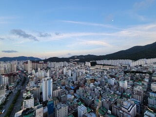 Obraz premium 오후 도시