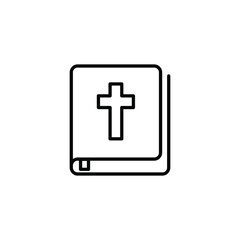 bible book - vector icon