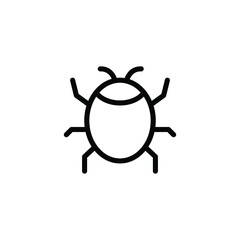 insect icon spider sign vector