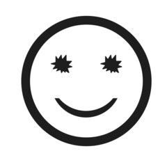 Smile, Laugh Emoticon vector design Eps 10.