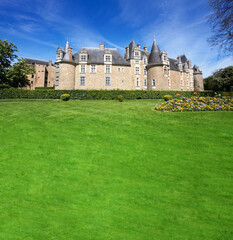 A View of the Chateau at Chateaubriant, Brittany, Northern France