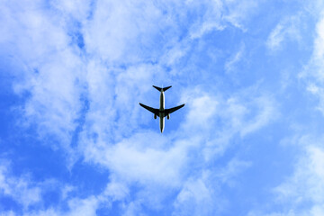airplane in the sky