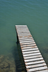Fototapeta premium Wooden pier on the lake.