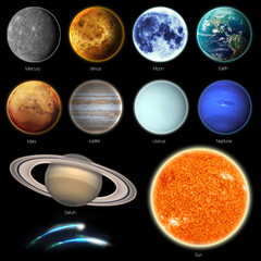 Galaxy Diorama - Elements of this Image Furnished by NASA